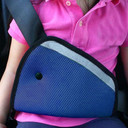 Kids Car Seat Safety Belt adjuster Blue ONLY
