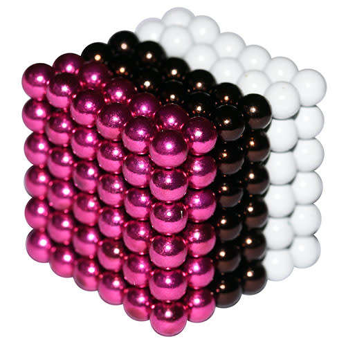 216 Neodymium 5mm Neocubes magnetic balls PINK BRONZE WHITE sphere buckyballs