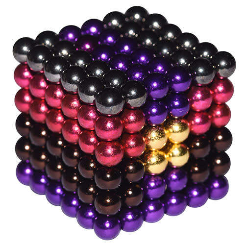 216 Neodymium Neocubes 5mm magnetic balls 5 Colour  buckyballs