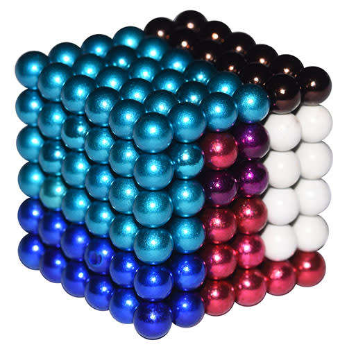 216 Neodymium Neocubes 5mm magnetic balls Multicolour #5  buckyballs
