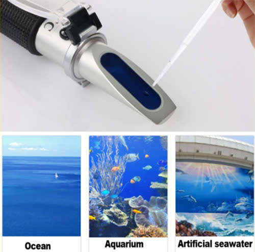 Salt Refractometer 0~100% ATC Handheld Salt Tester BOXED