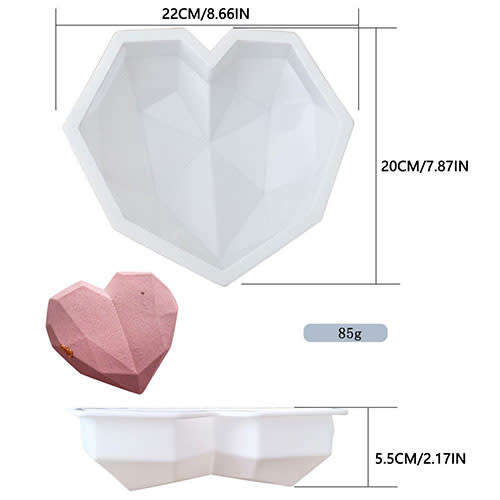 Large Silicone Chocolate Diamond Mould Mold