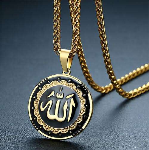 Allah Necklace Gold plated