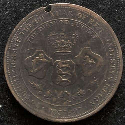 Z.A. Republic: Queen Victoria 1837-1897 Diamond Jubilee bronze medallion
