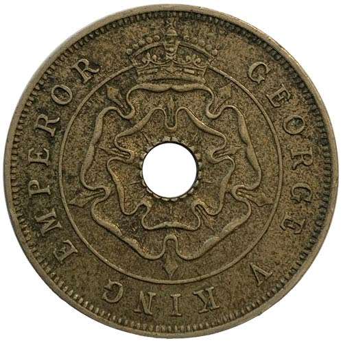 1934 Southern Rhodesia George V 1 Penny