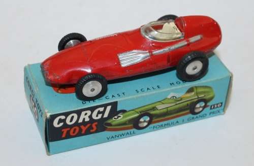 CORGI TOYS VANWALL FORMULA 1 #150 IN ORIGINAL BOX.  SEE DESCRIPTION