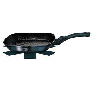 Berlinger Haus 28cm Marble Coating Grill Pan - Aquamarine Edition