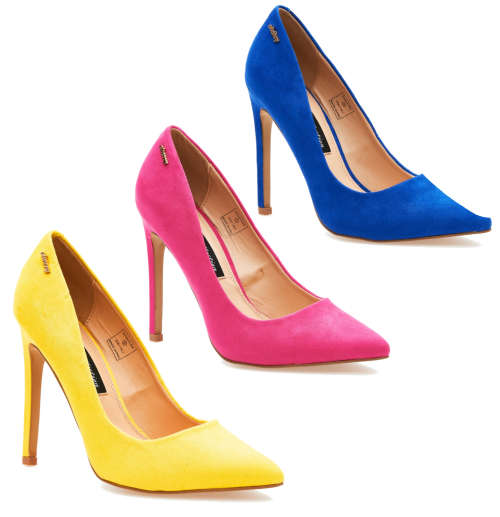 Cherry Collection Signature Suede Heels LGF74
