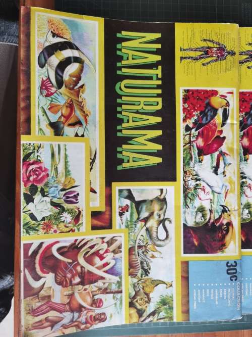 Vintage 1960 to 70`s Naturama sticker books