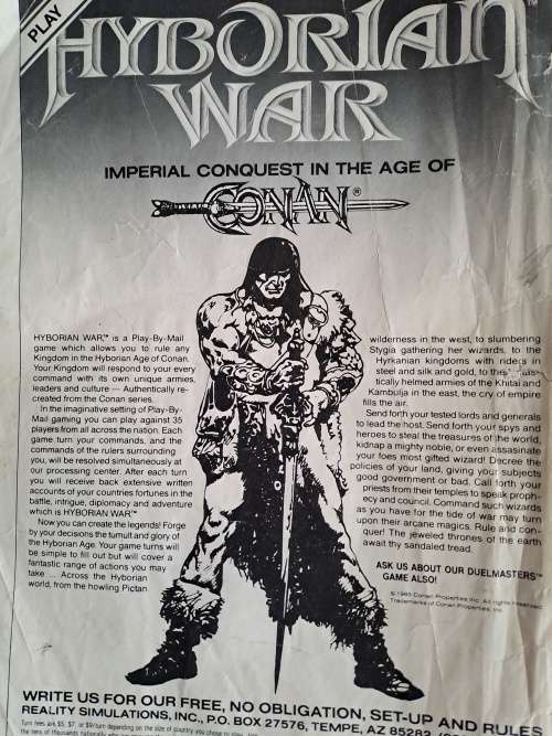 Comic book  (Conan the barbarian)