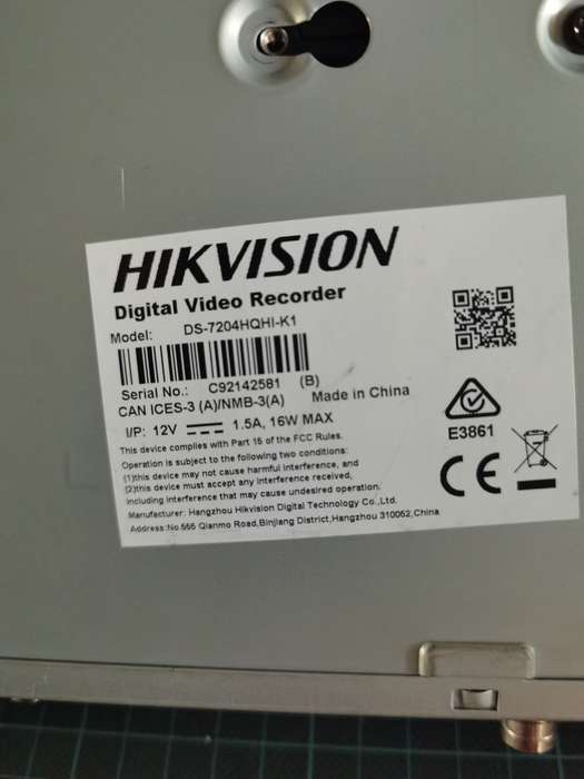 Security camaras and DVR