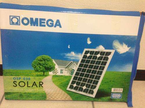 OMEGA 12V output solar panel 30w