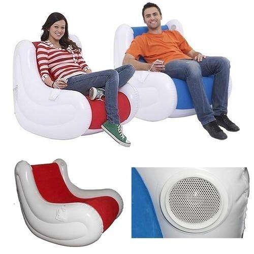 Inflatable Banana chair with built in Speakers