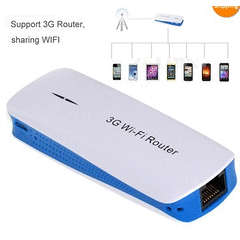 5in1 mini 150Mbps wireless USB 3G Router WIFI Mobile Hotspot+1800mAh Powerbank