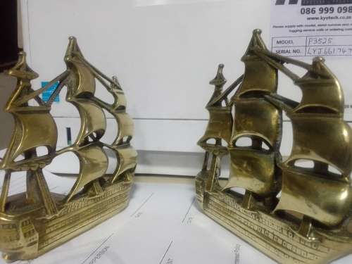 Beautiful Brass bookends