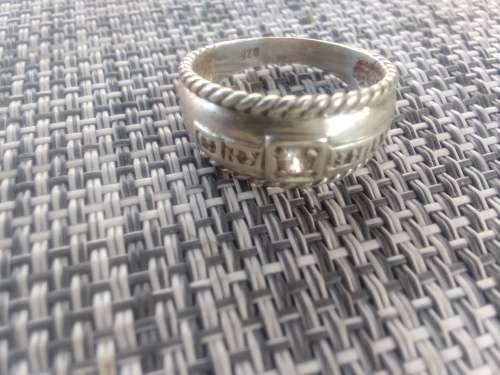 Sterling Silver ring. Size P