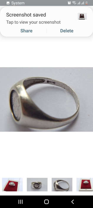 Sterling silver ring