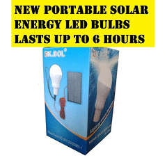 PORTABLE SOLAR FLOOD LIGHT LED 7 WATT WITH PANEL R599.95