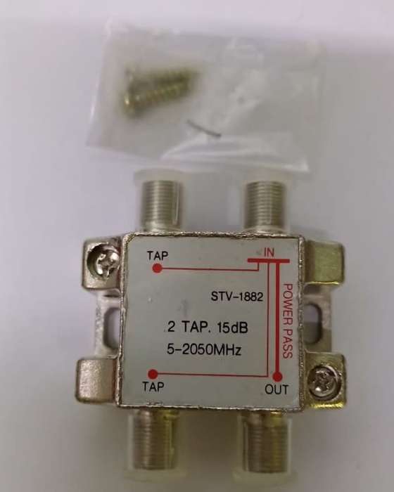 STV-1882 2 TAP 15dB 5-2050MHz Satellite Splitter