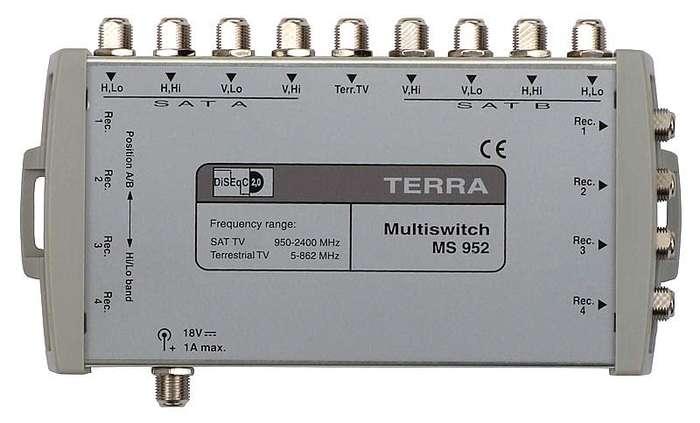 Terra MS952 terrestrial multiswitch