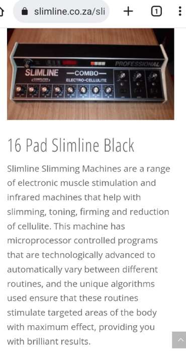 Slimline Professional Machine