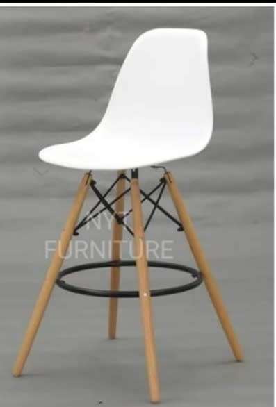 Eiffel Bar Chair Black n White
