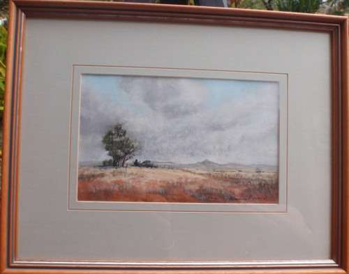 ANTON BENZON, LISTED INVESTMENT ARTIST. LANDSCAPE by THIS AMAZING S.A. ARTIST - LOW START!!!