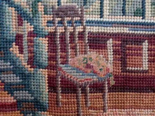 TAPESTRY - VINTAGE - BEAUTIFULLY DETAILED - REALLY INTERESTING AND EXPERTLY WORKED.  LOOSE TAPESTRY.