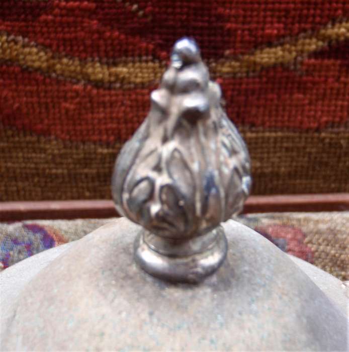 Gorgeous antique solid/heavy silver plated on copper - Crown BSC - blast from the past.