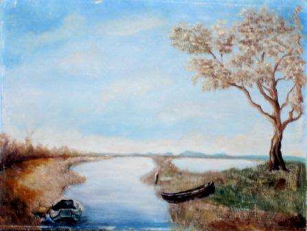 Vintage Original C.J.Pypers 1944 oil Painting.