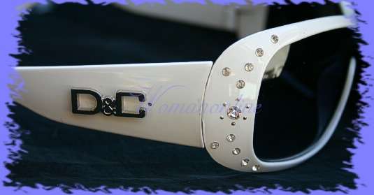 JT - "STUNNING" Diamante WHITE Detailed FASHION Sunglasses