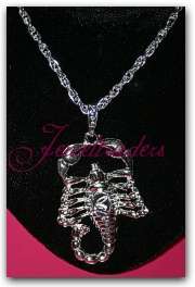 JT - Urban inspired HIP HOP rapper style SCORPION Pendent on Rope Chain