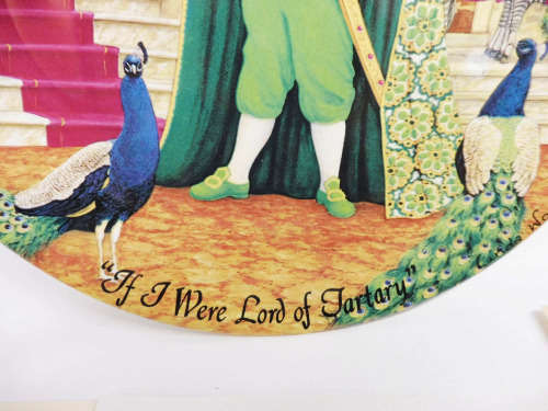 DAVENPORT "TARTARY" LTD ED PLATE POETRY SOCIETY SERIES