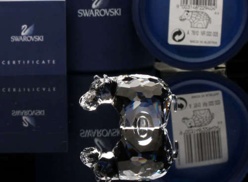 Swarovski Crystal Hippo African Wildlife theme