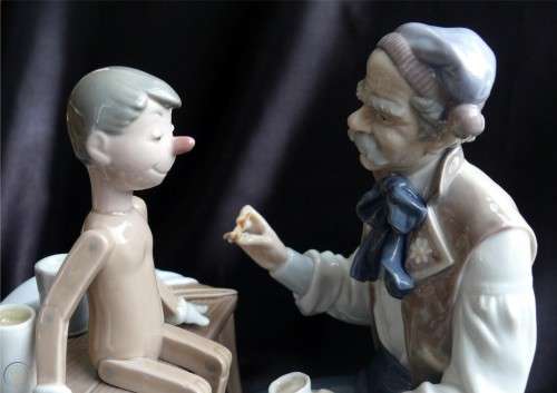 Lladro Pinocchio, Puppet Painter #5396 #