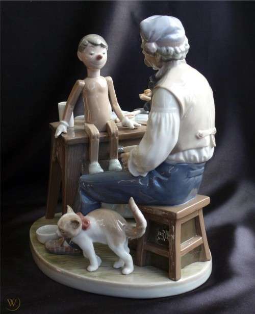 Lladro Pinocchio, Puppet Painter #5396 #