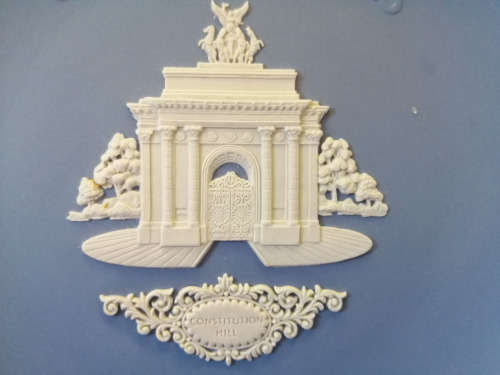 Vintage Wedgwood Jasper Blue Christmas 1984 Constitution Hill  #