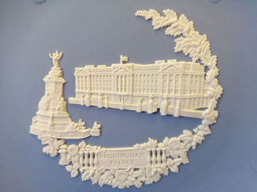 Vintage Wedgwood Jasper Blue Christmas 1979 Buckingham Palace  #
