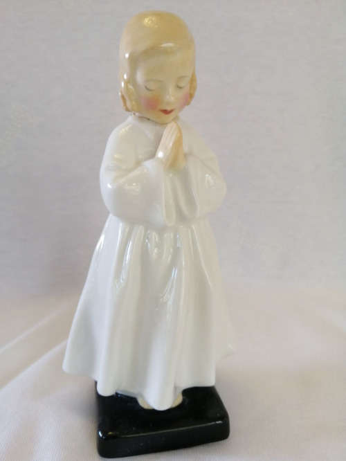 Early Royal Doulton Figurine HN1978 Bedtime Young Girl Saying Her Prayers *