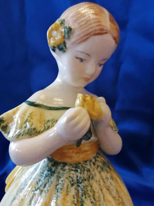 Vintage Hand painted Lady
