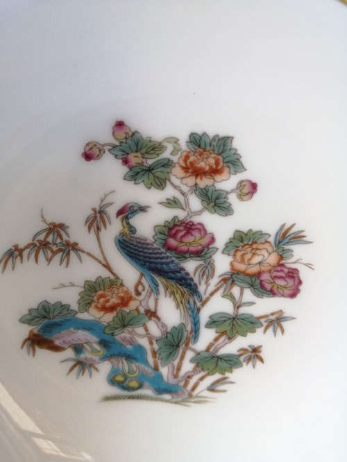 Wedgwood Kutani Crane Round Dish  #