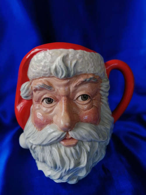 Royal Doulton England Christmas Santa Claus Large D6704 Toby Jug 1983