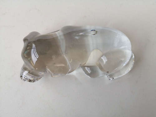 PRINCESS HOUSE 24% LEAD CRYSTAL DOG