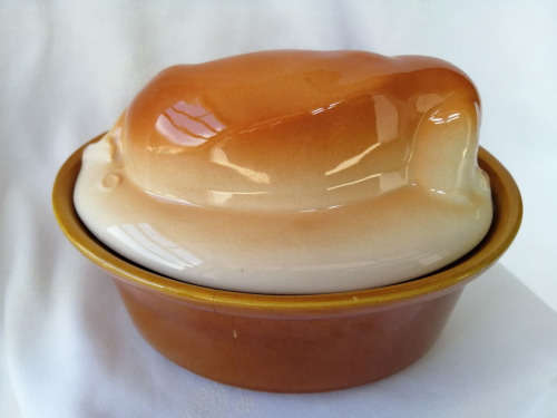 Old Pate Pot Lidded Pig Hog *