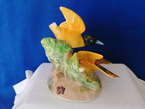Rare Vintage Beswick Baltimore Oriole Birds Model 926 Issued 1941 England *