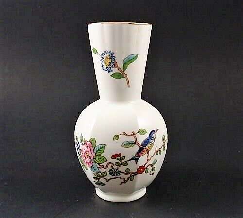 Aynsley Pembroke - Gold  Vase Bone China White