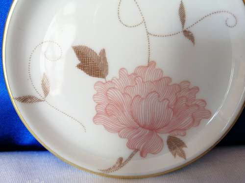 Sweet Pink and Gold Ring Dish #