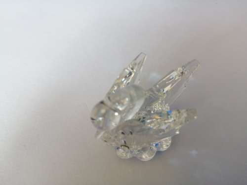 Stunning Crystal Glass Swan