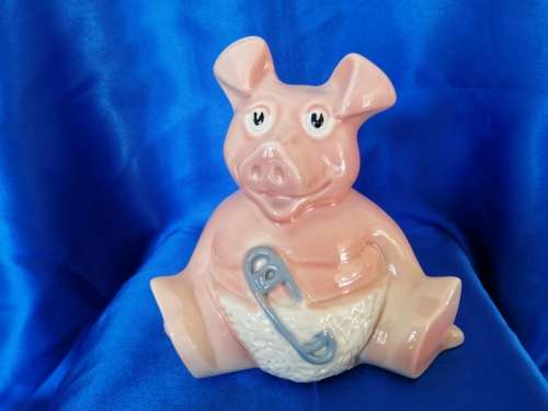 Nat West Pig Piggy Bank Moneybox - Baby Woody - Wade