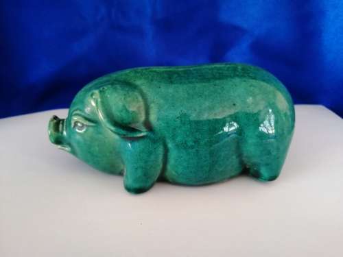 Majolica Jade Antique Pottery French Jade Green